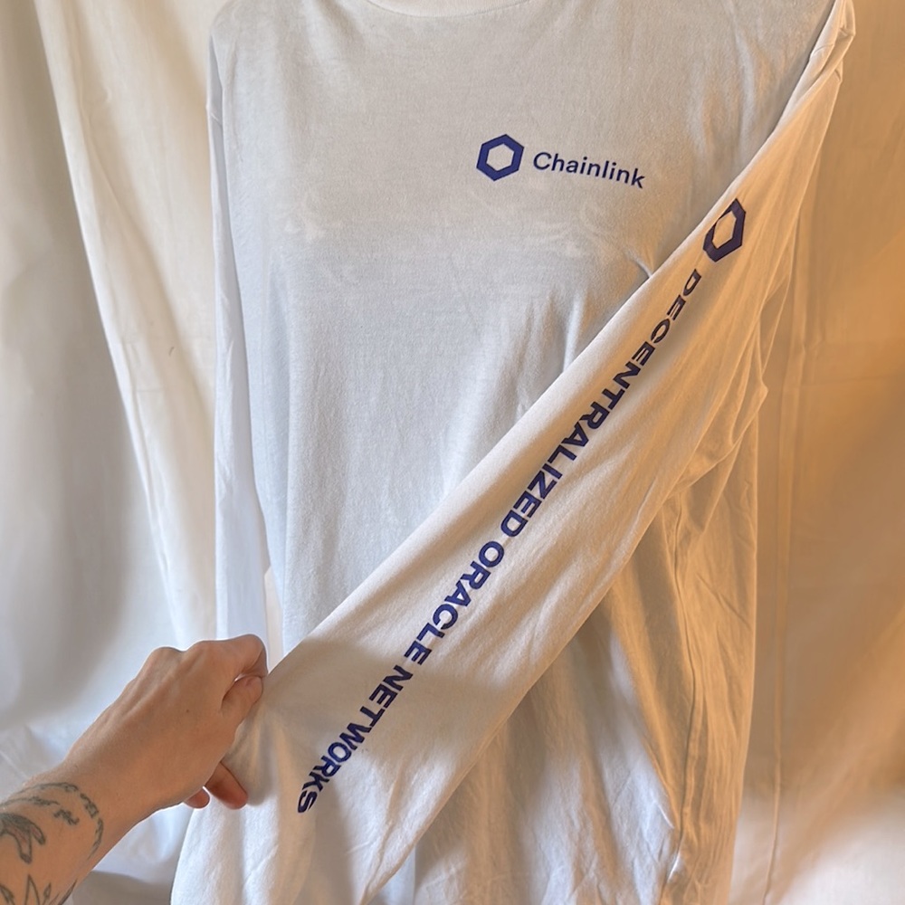 100% cotton Chainlink Crypto Long Sleeve extra soft
